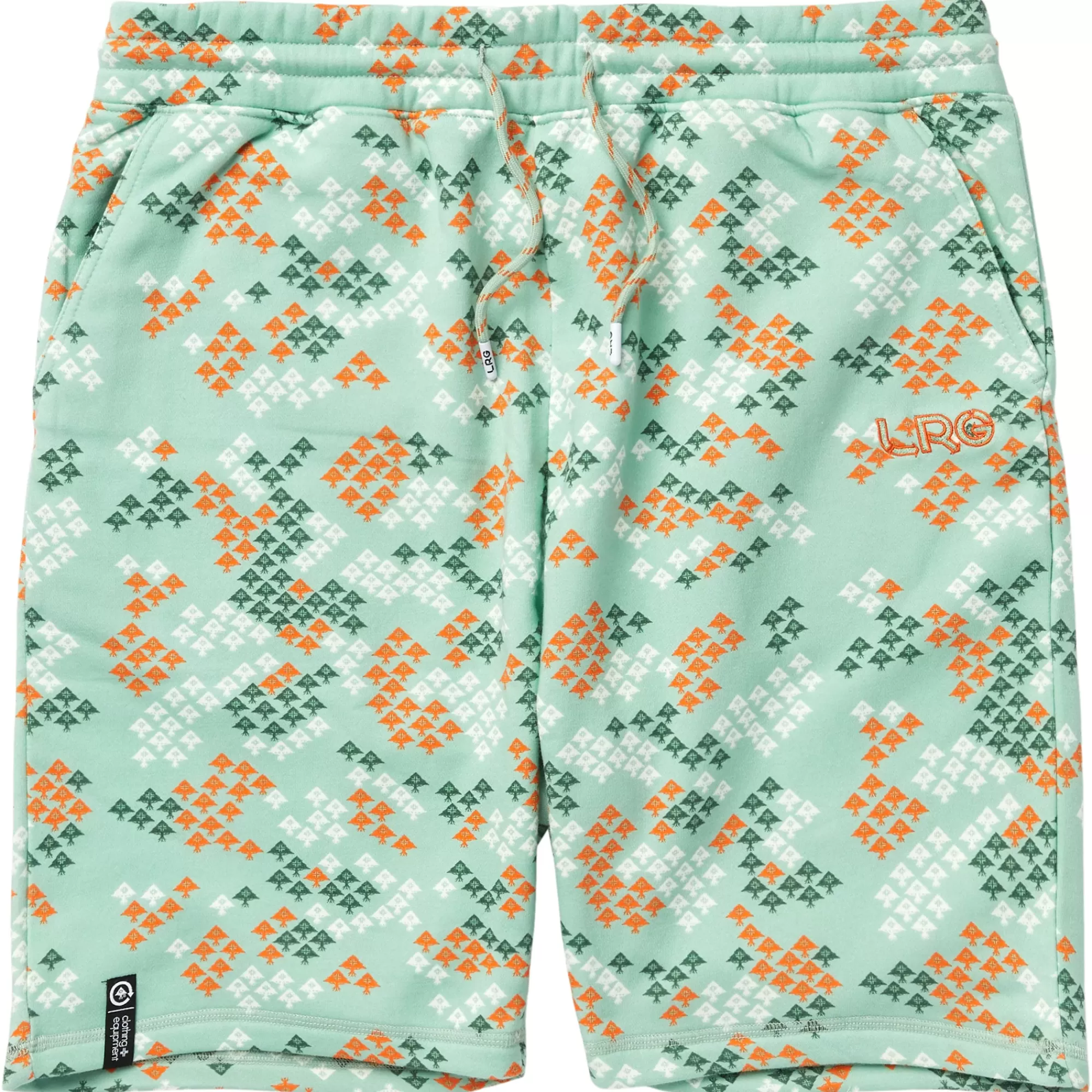 Shorts-LRG Baby Tree Fleece Shorts Light Green