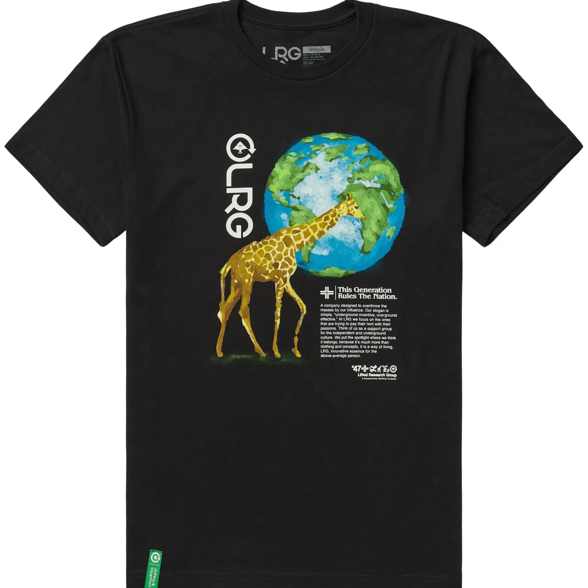 LRG Eco Rules The World Tee>Men Tees