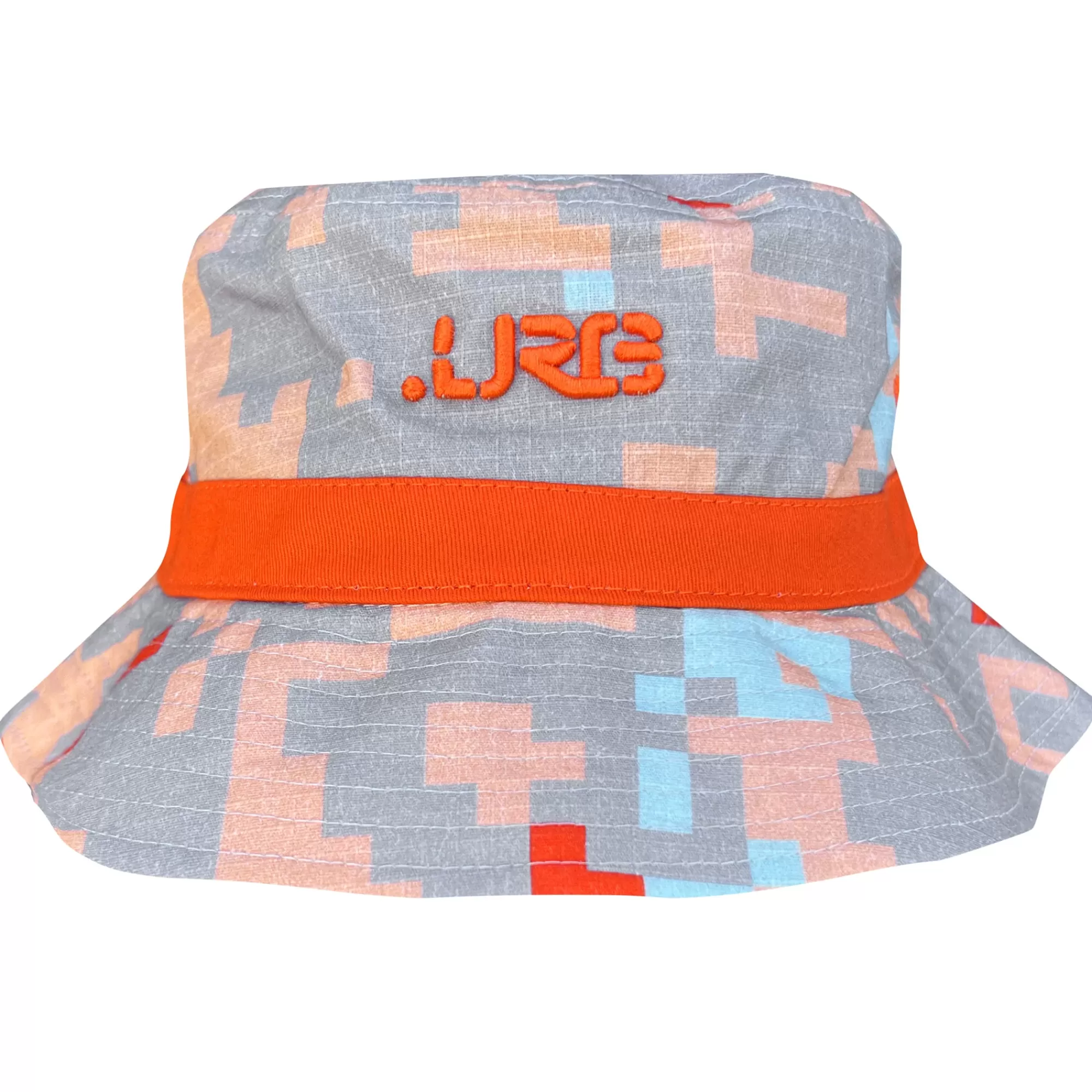 Hats-LRG Glitch World Bucket Grey