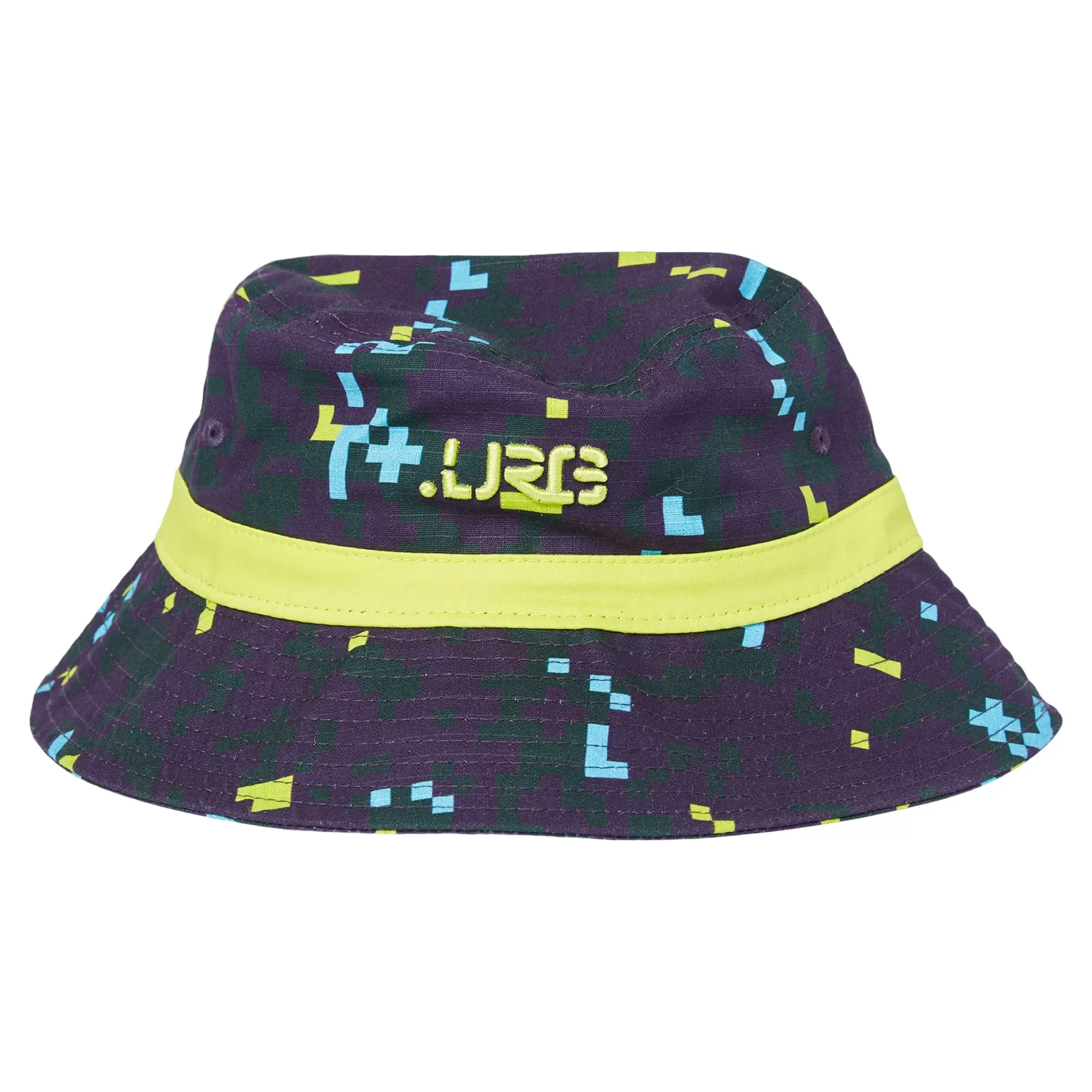 Hats-LRG Glitch World Bucket Hat Dark Purple