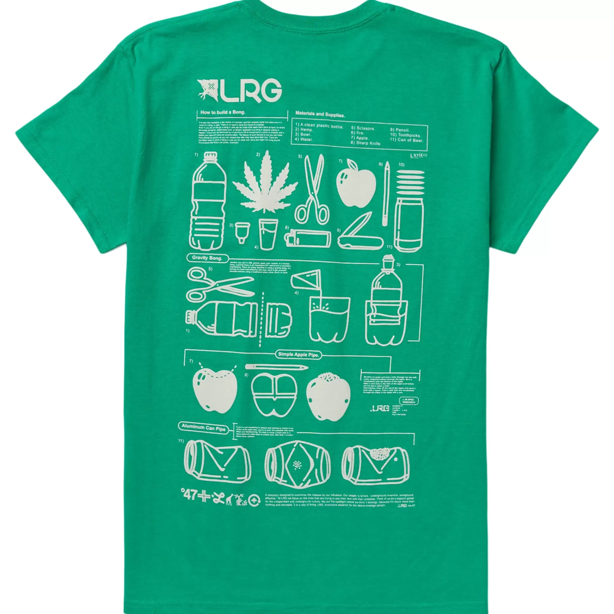 LRG How To Build Tee>Men Tees