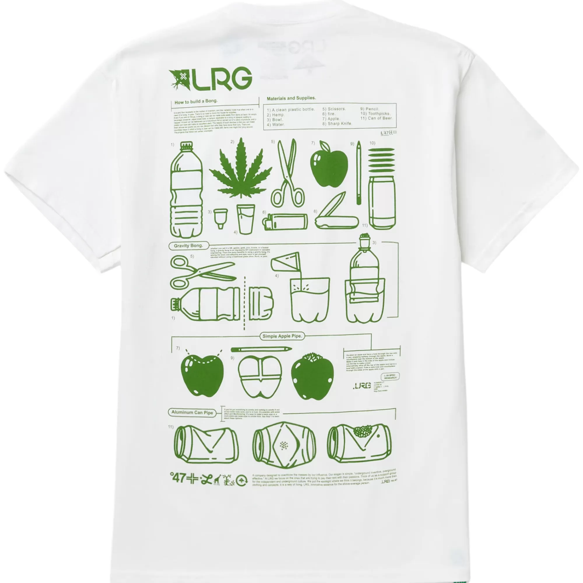 LRG How To Build Tee>Men Tees