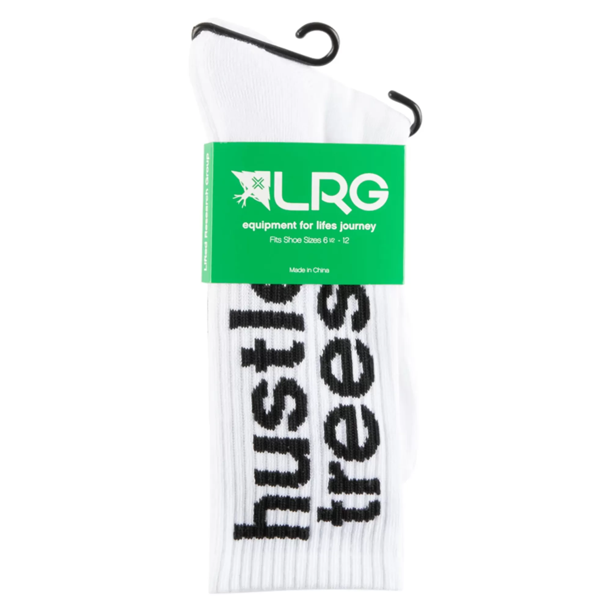 Socks-LRG Hustle Trees Socks White