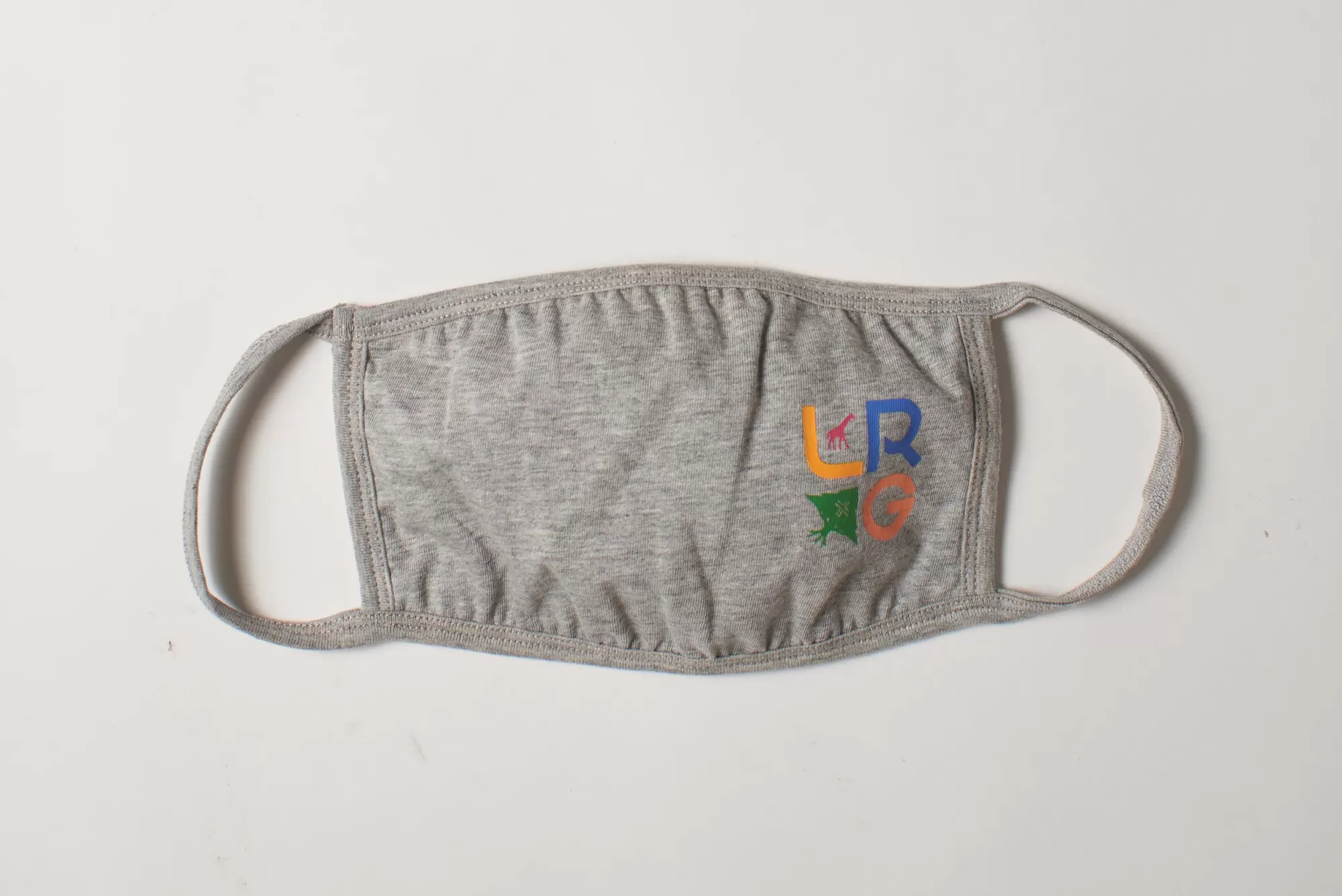 Masks-LRG Icon Face Mask Grey Heather