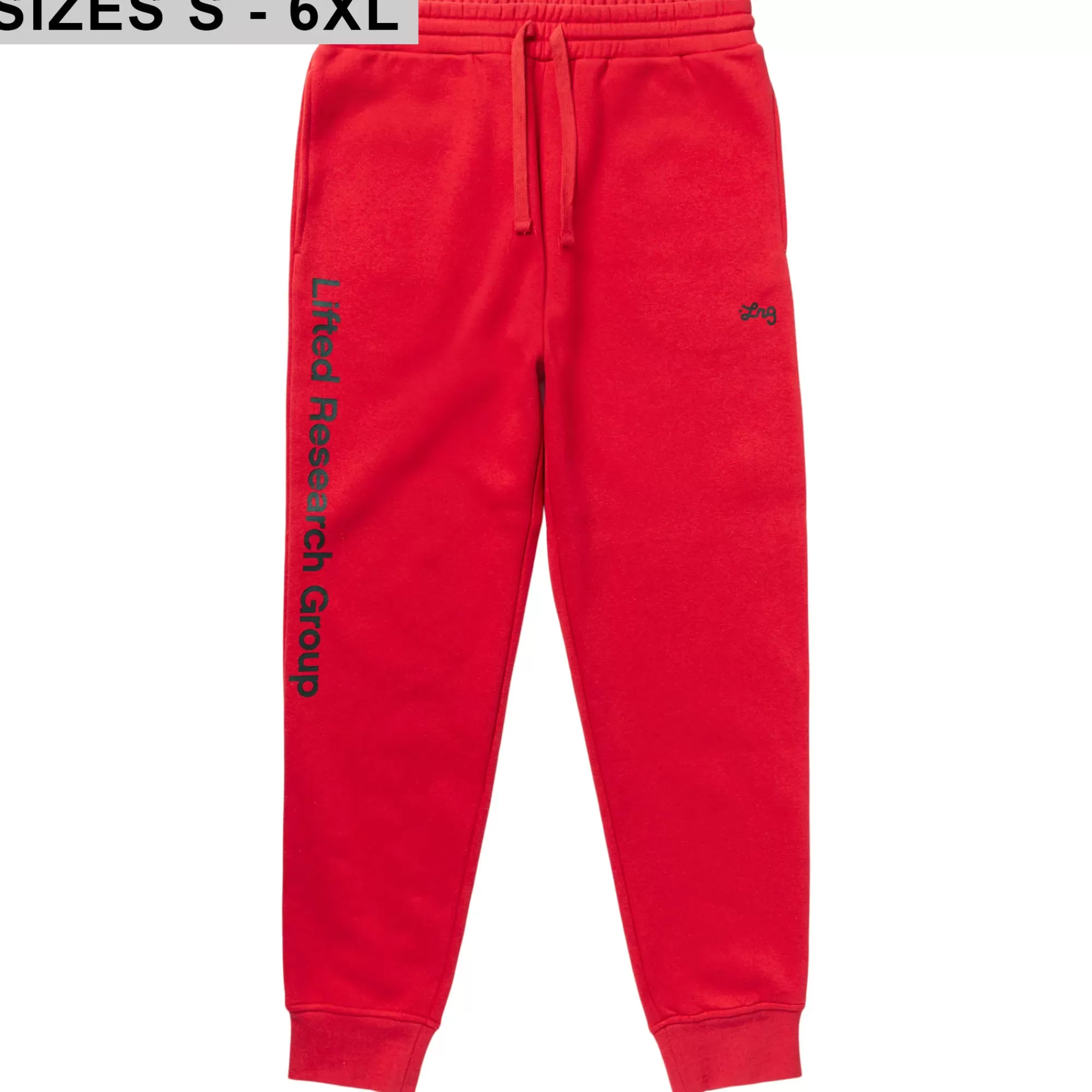 Pants-LRG Lifted Script Jogger Sweatpants Red