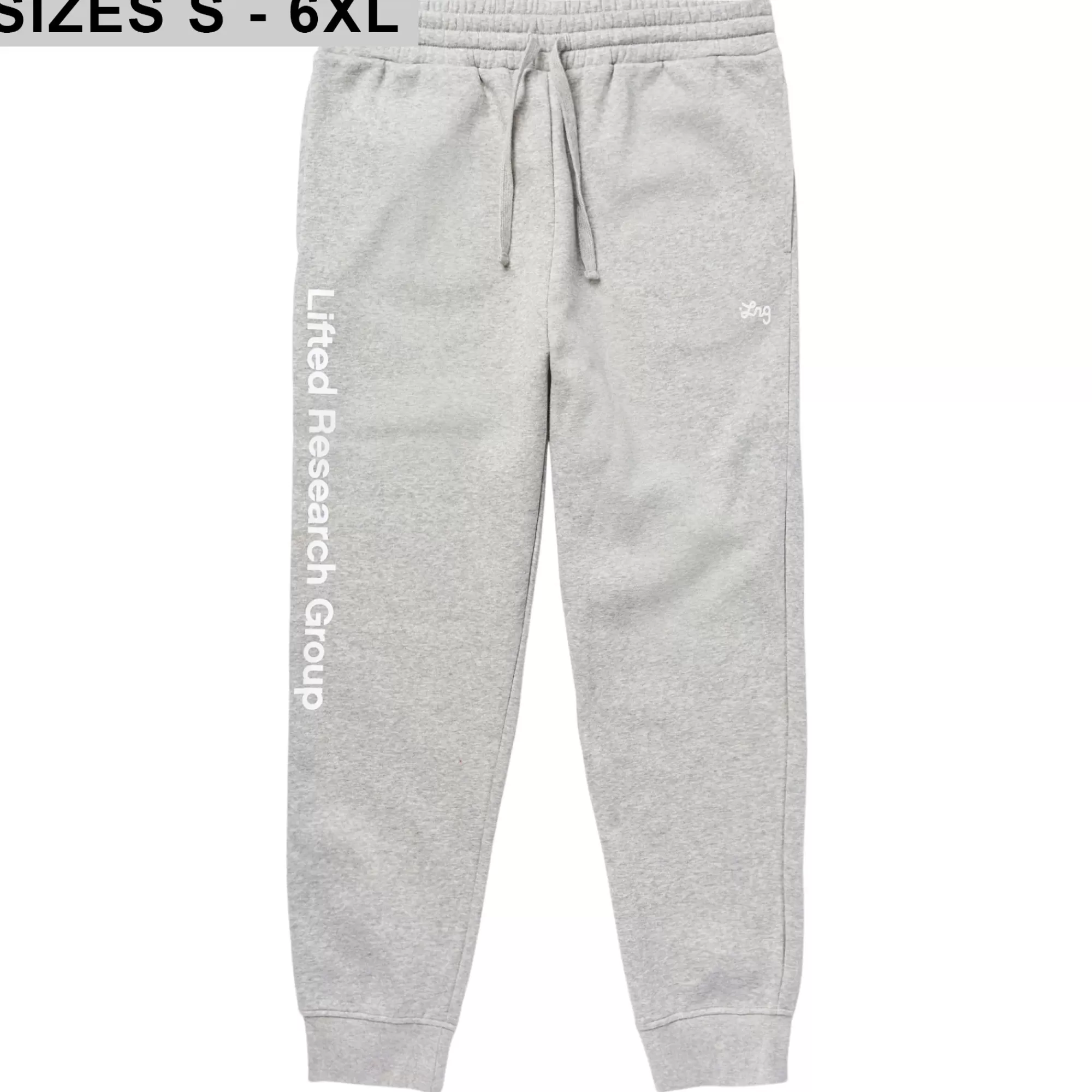 Pants-LRG Lifted Script Jogger Sweatpants Heather Grey