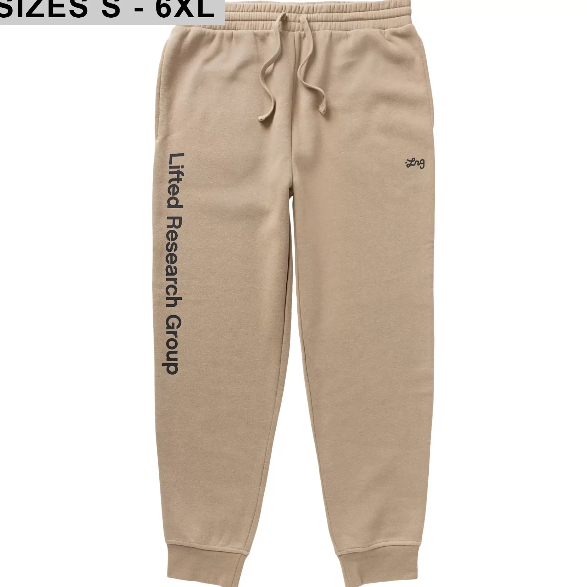 Pants-LRG Lifted Script Jogger Sweatpants Khaki