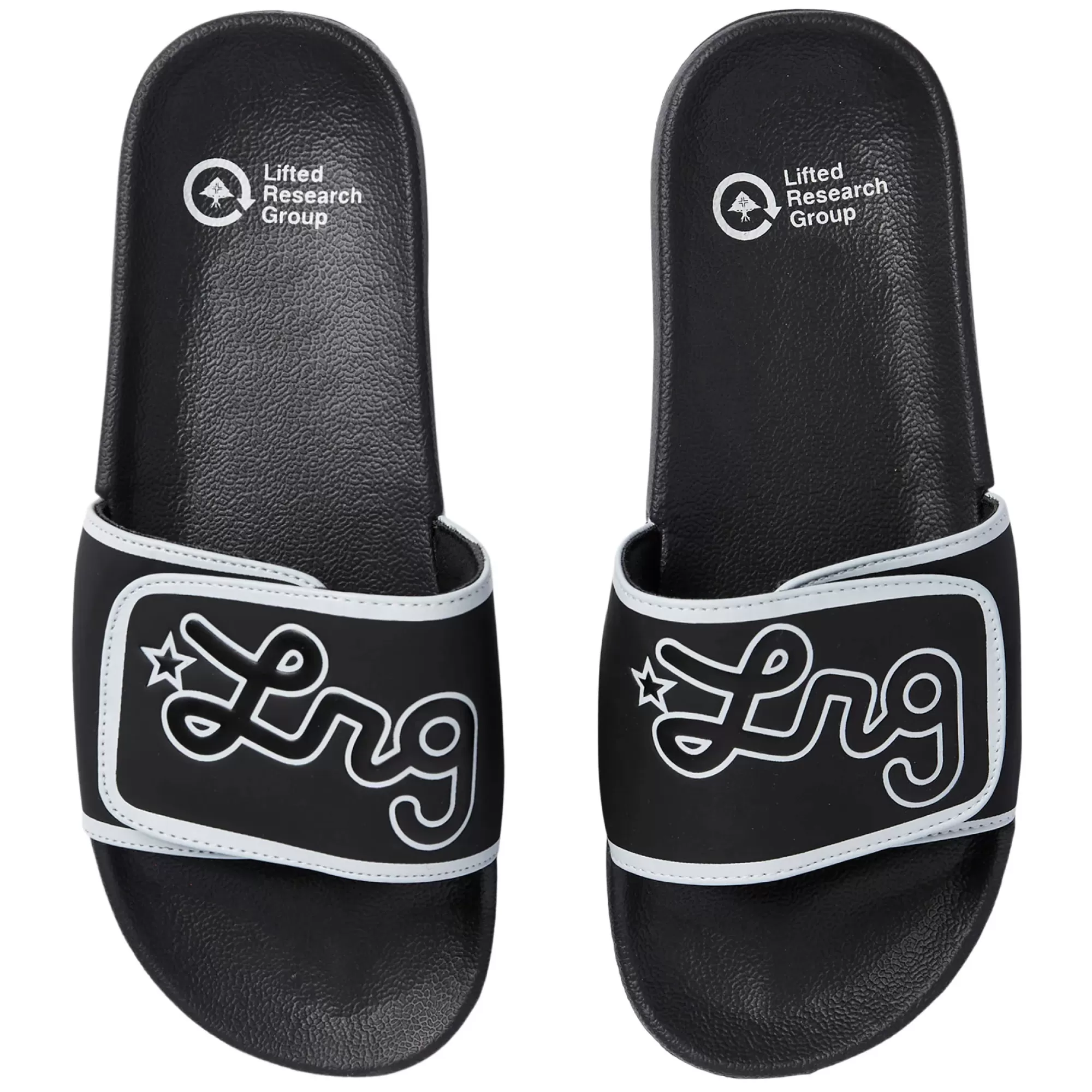 LRG Lifted Script Slide Sandals>Men Slides