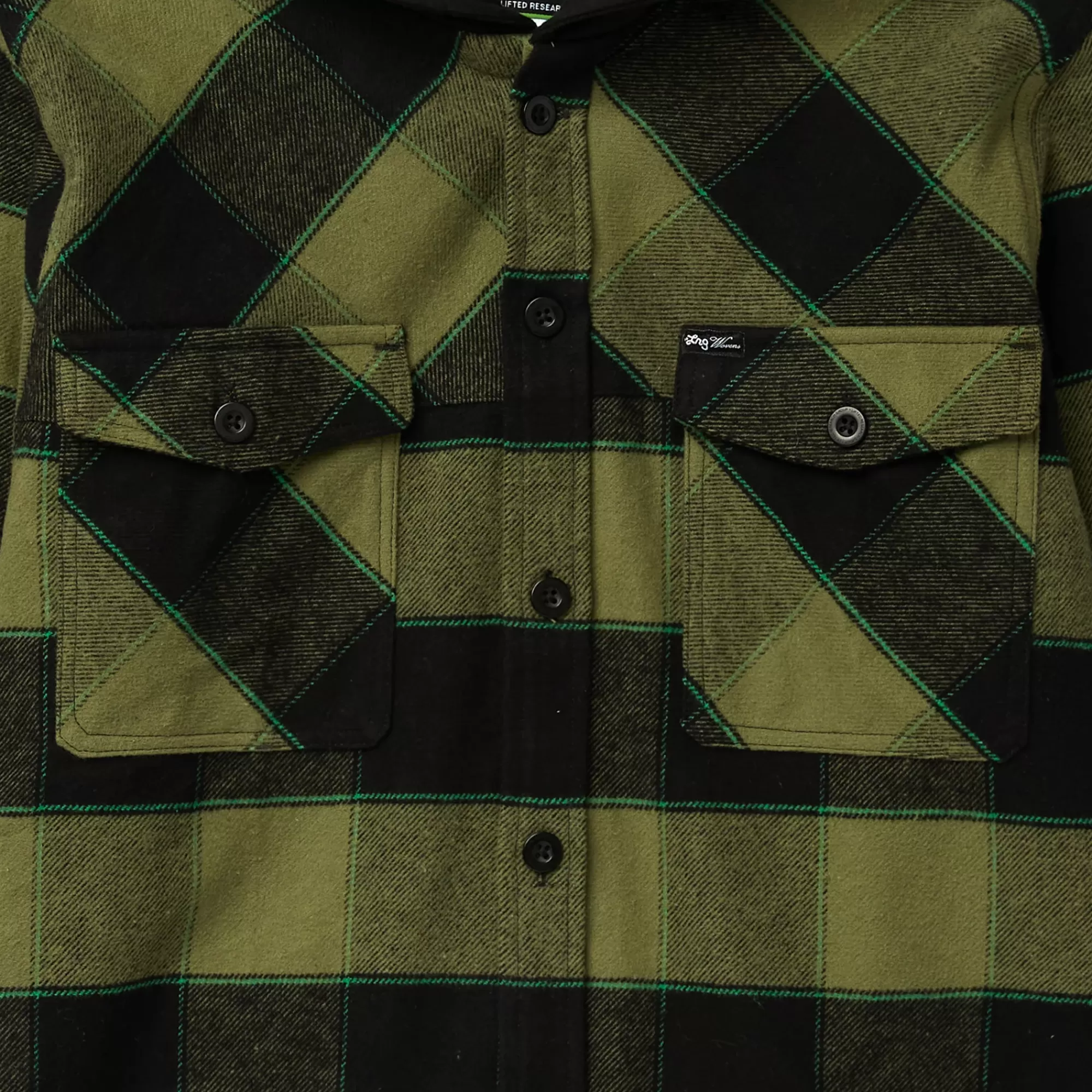 LRG Only One Buffalo Flannel Shirt>Men Tops