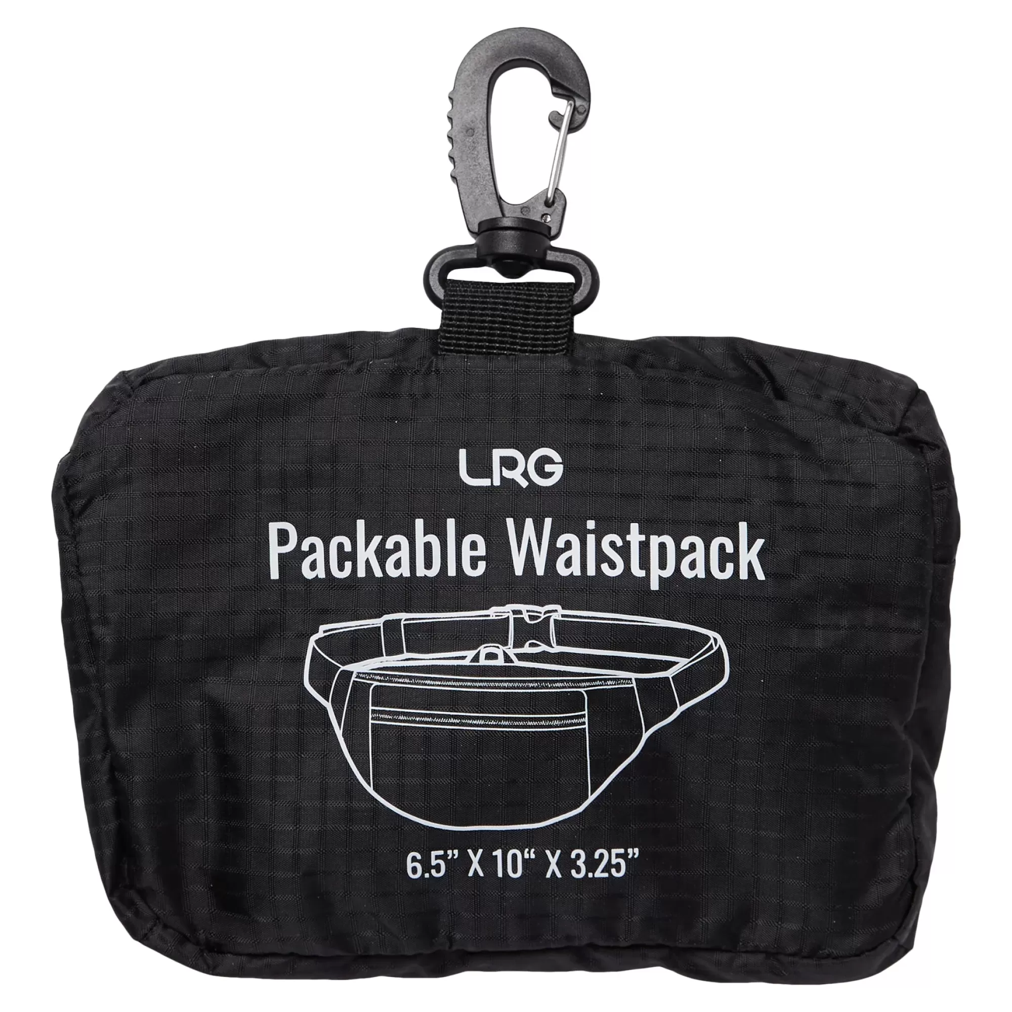 Bags-LRG Packable Waistpack Black