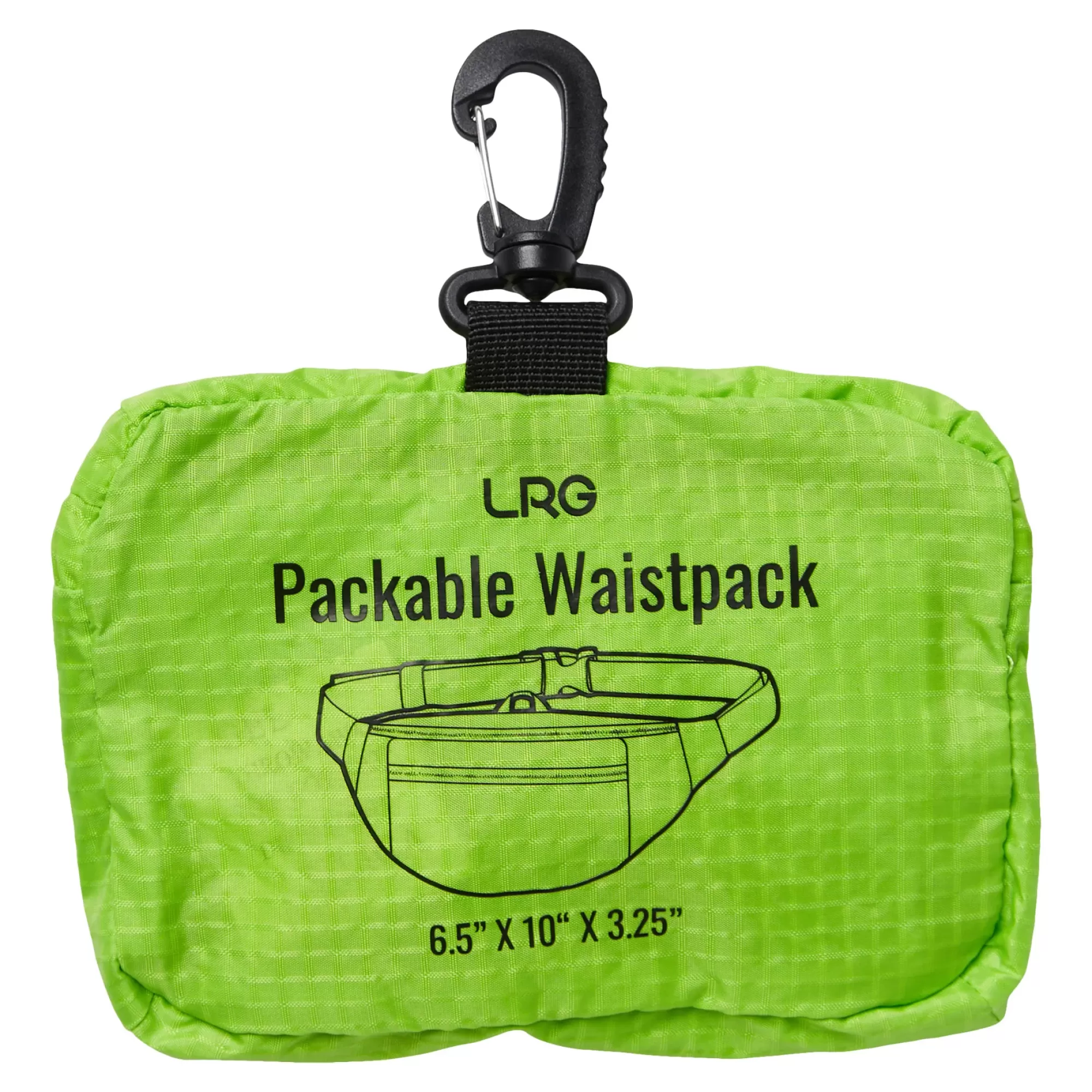 Bags-LRG Packable Waistpack Neon Green