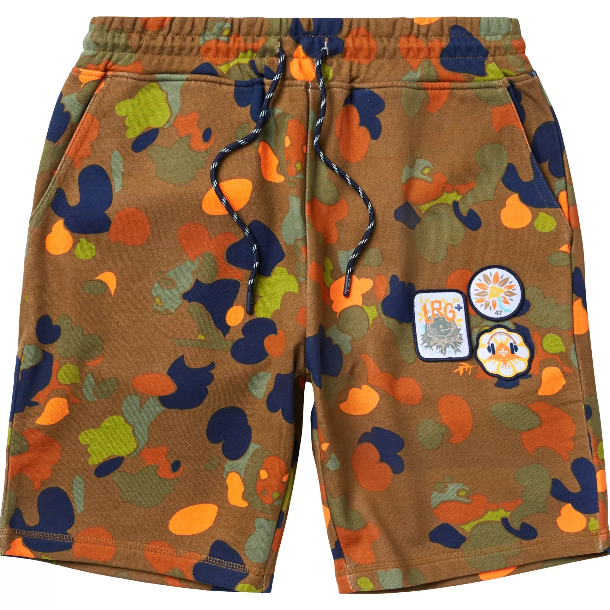 Shorts-LRG Panda Roots Camo Sweatshorts Brown