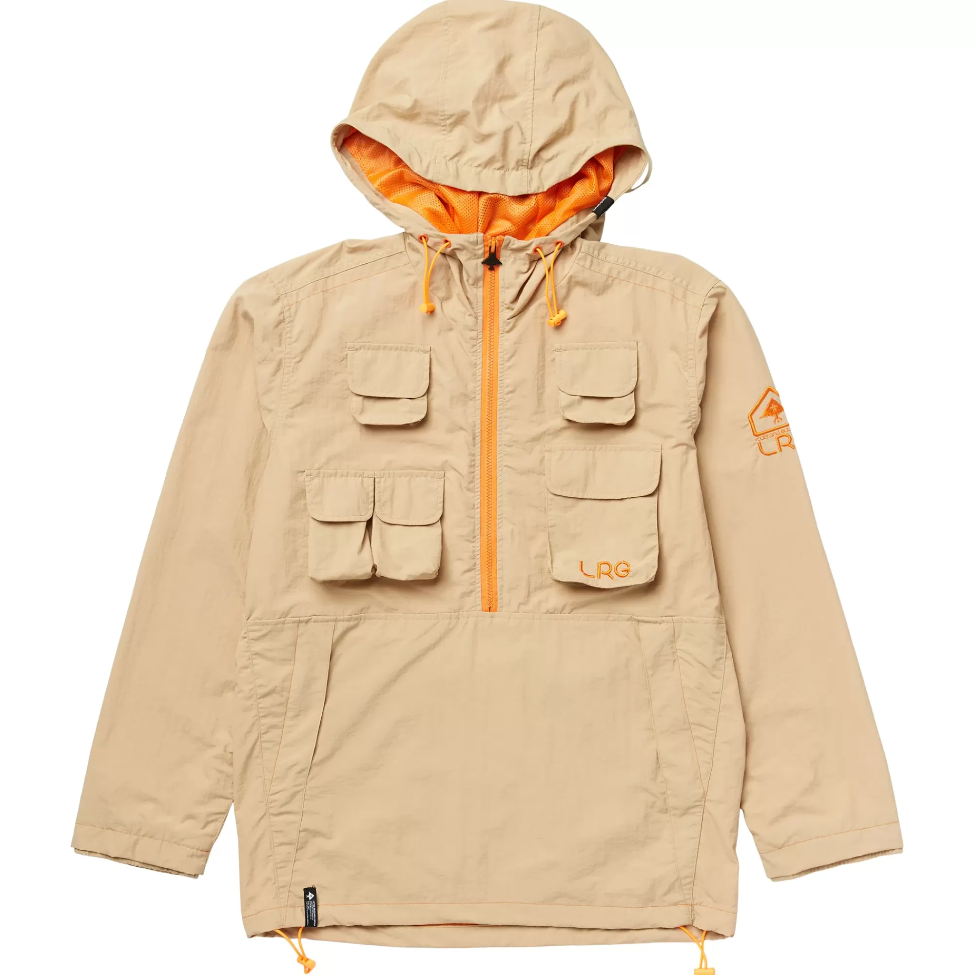 Outerwear-LRG Plant Mission Anorak Jacket Light Brown