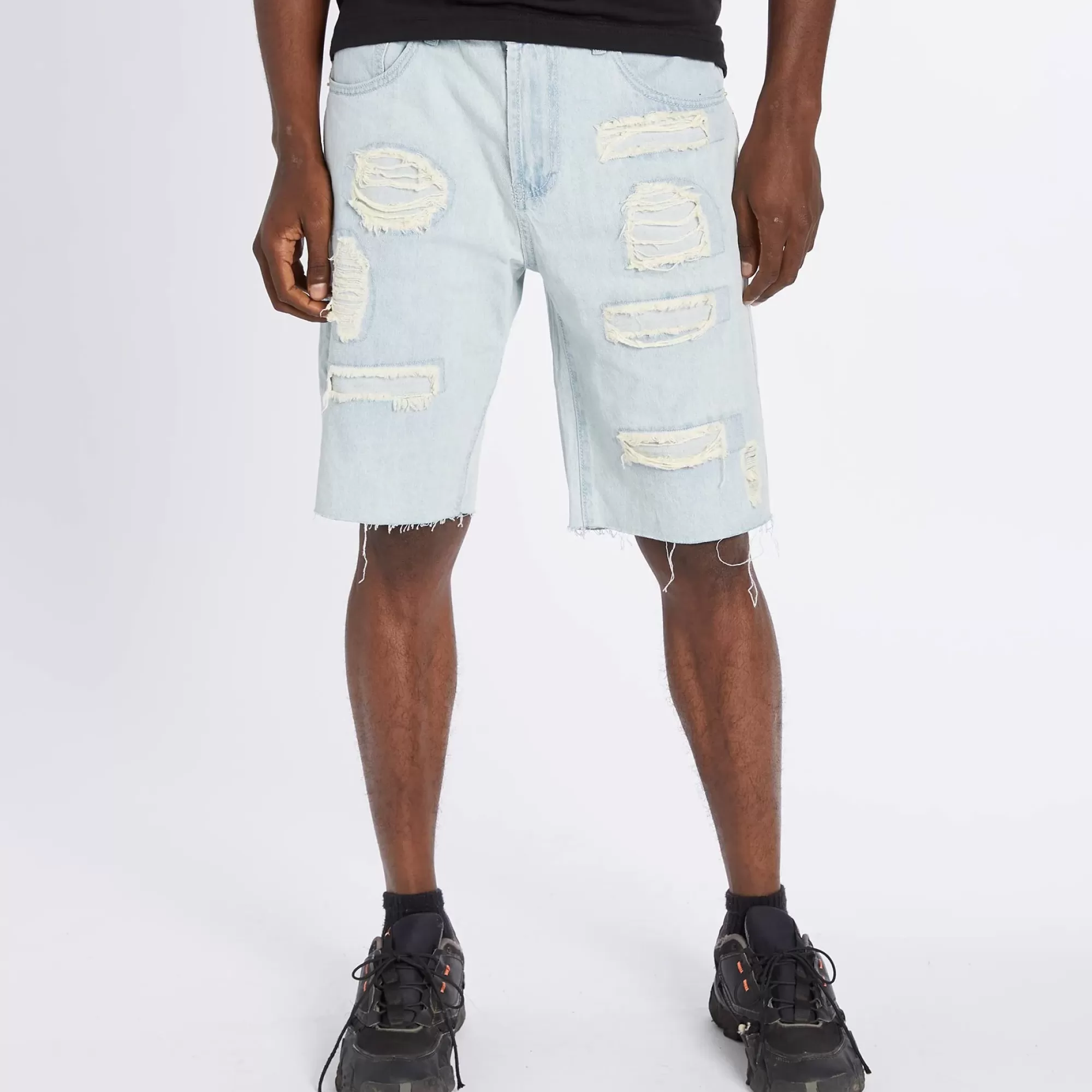 Shorts-LRG Reaper Jean Shorts Blue