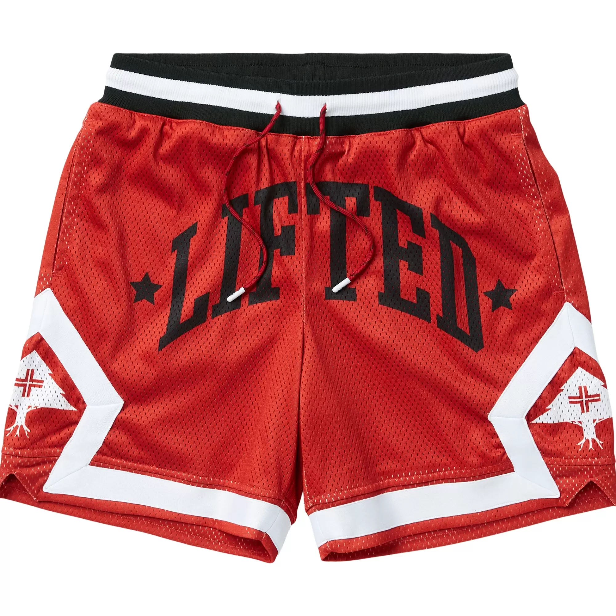 Shorts-LRG Resolutionary Lifted Mesh Shorts Red