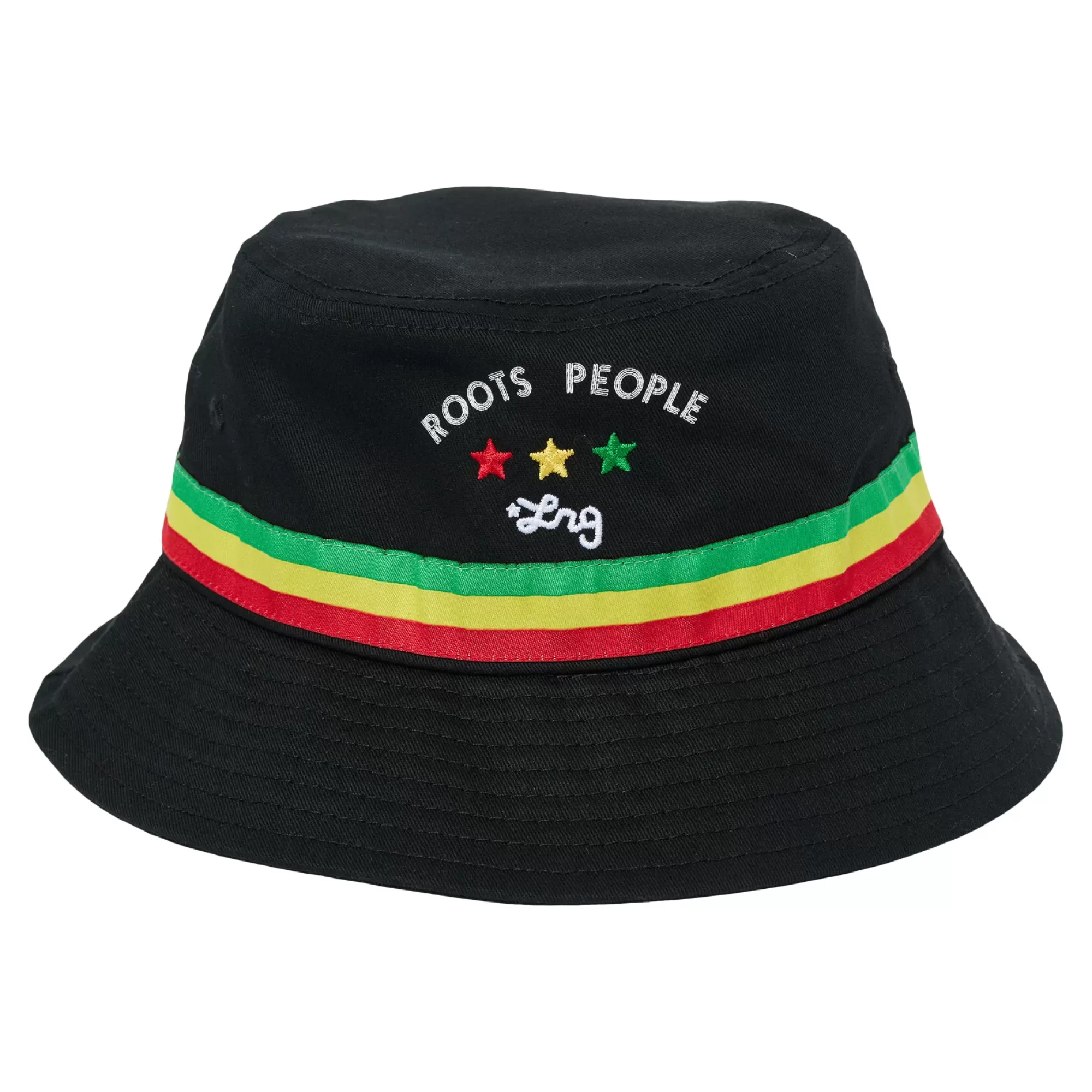 Hats-LRG Roots People Bucket Hat Black