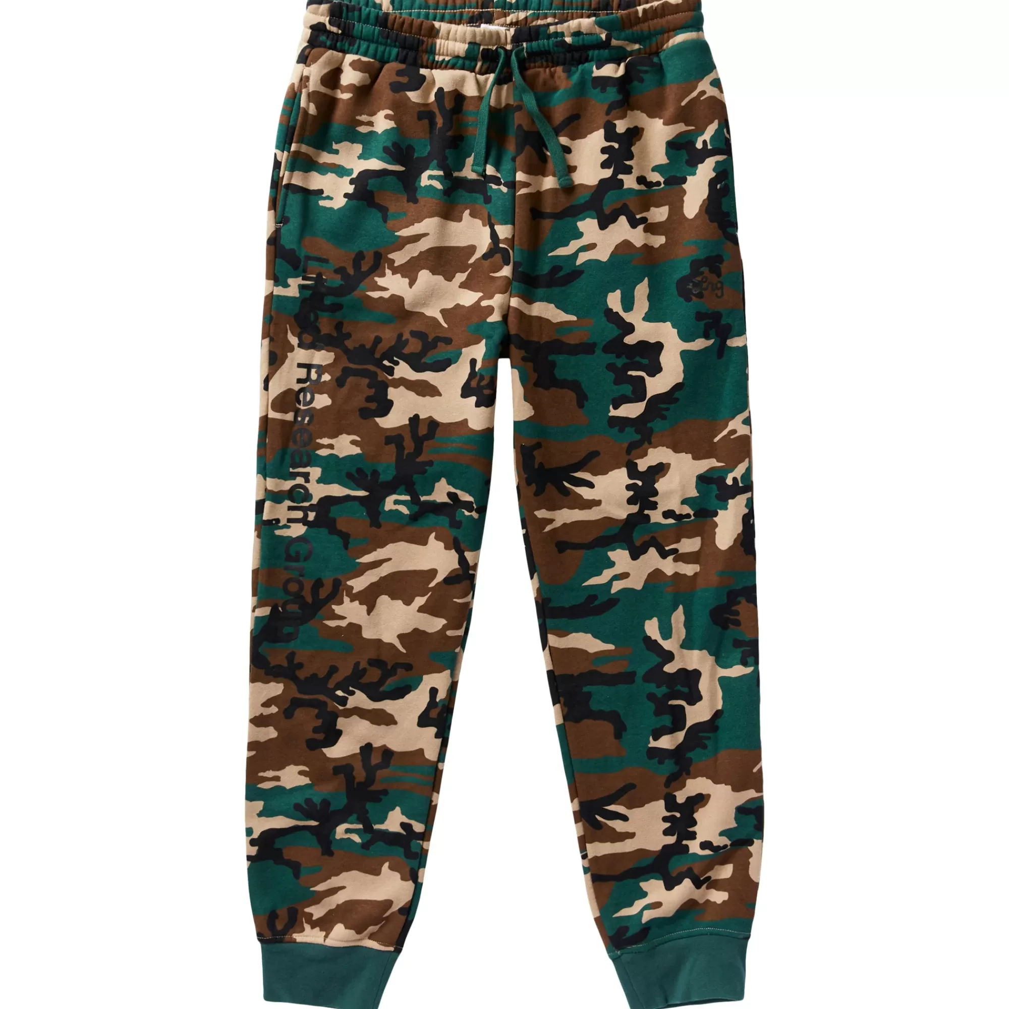 Pants-LRG Roots Script Jogger Sweatpants Green Camo