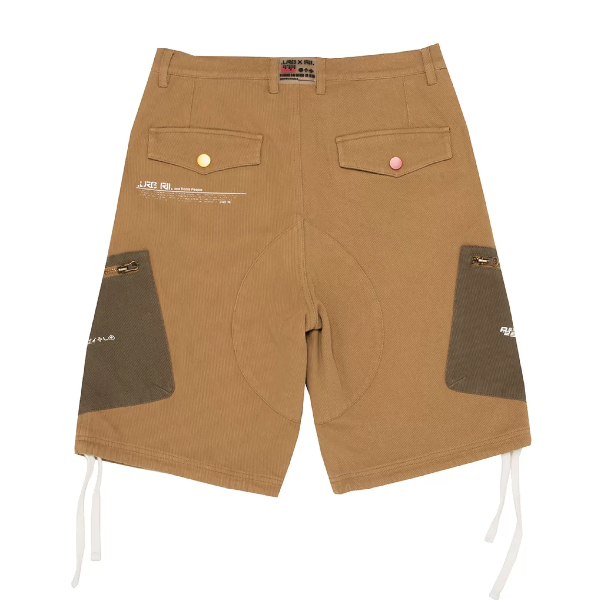 Shorts-LRG Round 2 Cargo Shorts Brown