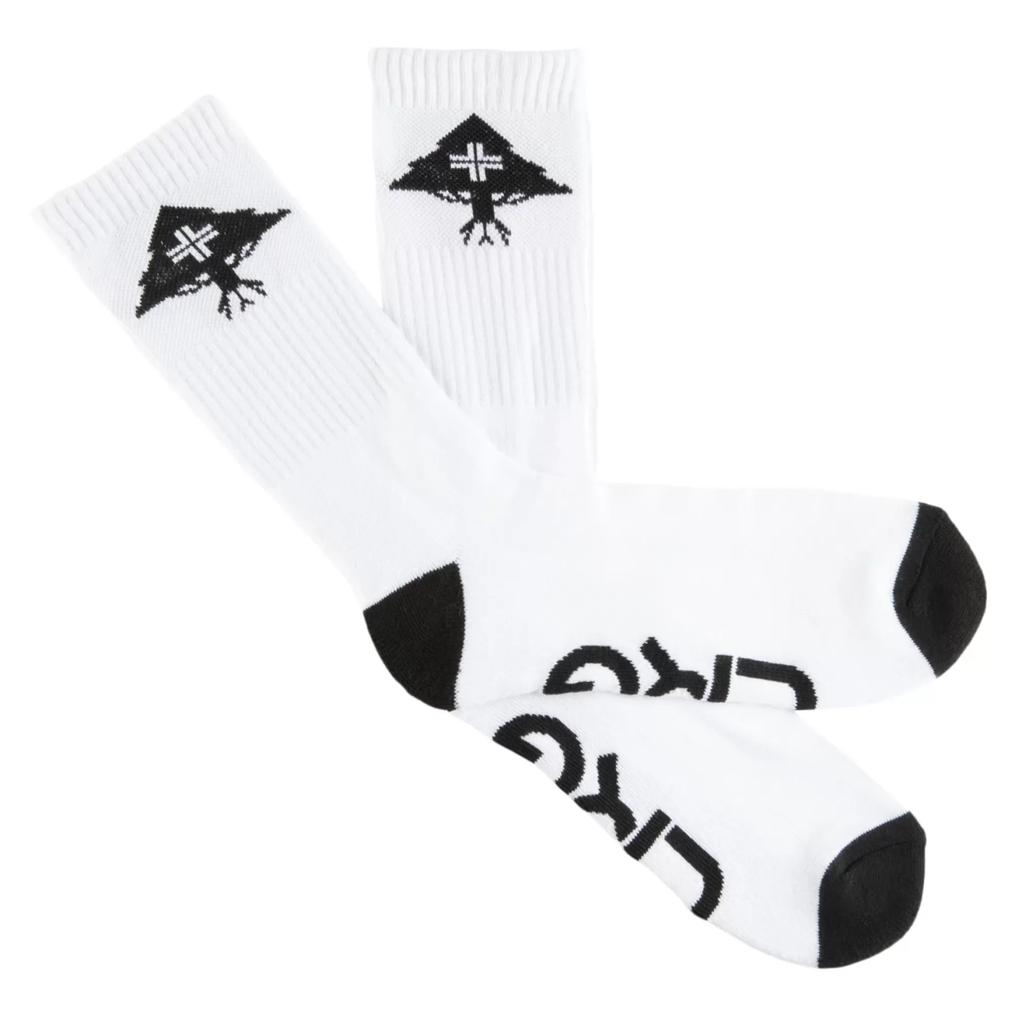 Socks-LRG Tree Crew Socks White